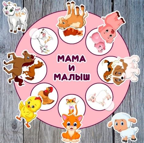 Дидактическая игра на липучках "Мама и малыш" | Дошкольные проекты ...