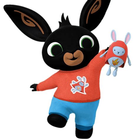 Bing Bunny is Playing with Hoppity transparent PNG - StickPNG