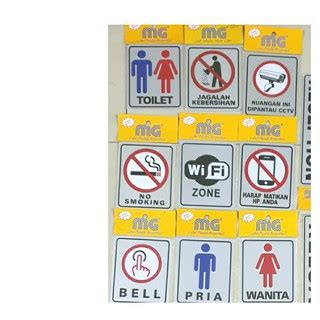 Jual Stiker Sticker Tempel Tulisan Ruang Tunggu Tempelan Indonesia