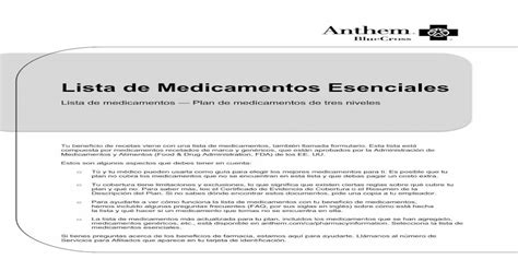 Lista De Medicamentos Esencialesfm Formularynavigator FBO 143