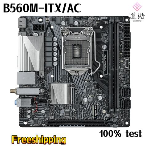 For-ASROCK-B560M-ITX-AC-Motherboard-64GB-HDMI-PCI-E4-0-M-2-LGA-1200 ...