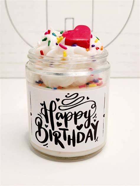 Candle Birthday Gift Happy Birthday Cake Candle Dessert - Etsy