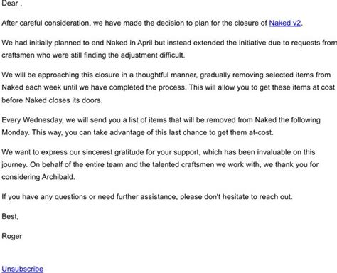 Archibald London Ending Naked Milled