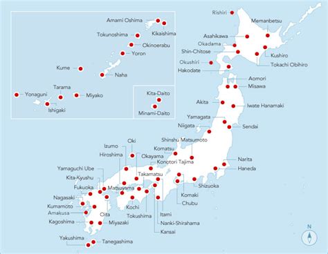 International Airports In Japan Map