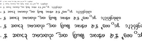 Myanmar Font Design