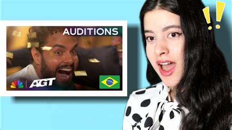 Singer Reacts To Gabriel Henrique Agt Golden Buzzer Gabriel Henrique