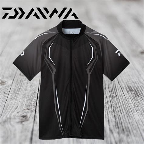 中壢鴻海釣具《daiwa》22 De 7622 黑色紅色速乾短袖上衣 防紫外線 防曬 鴻海釣具企業社 Iopen Mall