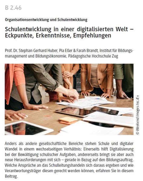 Schulentwicklung In Einer Digitalisierten Welt Arbeitsgruppe