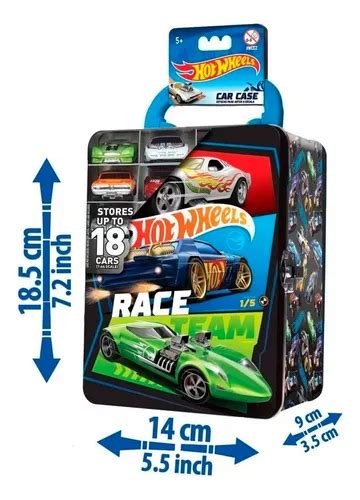 Hot Wheels Lata Porta Autitos Varios Diseños Original en venta en La Comercial Montevideo