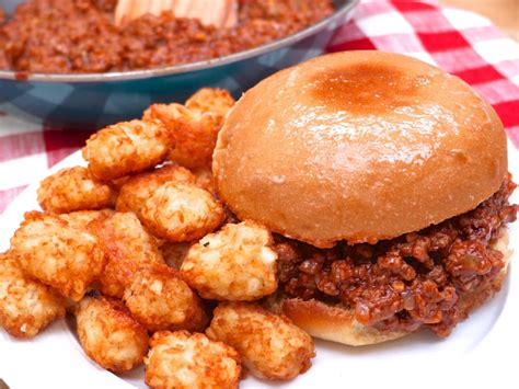 Homemade Sloppy Joes Manwiches