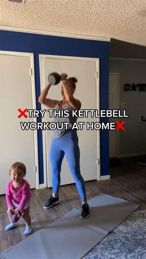 TRY THIS KETTLEBELL WORKOUT AT HOME | Kettlebell workout, Abs workout ...