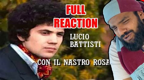 494 UK GUY REACTS TO ITALIAN MUSIC Lucio Battisti Con Il