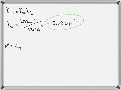 SOLVED Points If Kb Base Dissociation Constant For Ammonia NH Is