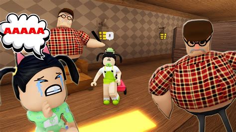 BEBÊ FUGINDO DO PORÃO DA CASA DO VOVÔ MALVADO Roblox Escape Mr