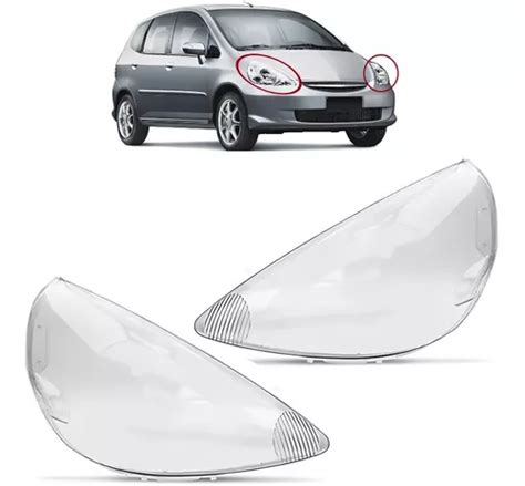 Par Lente Farol Honda Fit Ano 2003 2004 2005 2006 2007 2008 Frete grátis