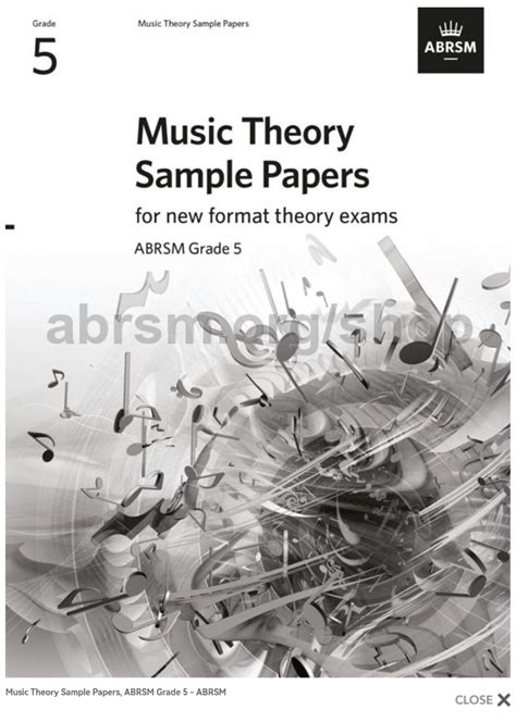 Abrsm Grade 5 Music Theory Sample Papers Hobbies And Toys Books