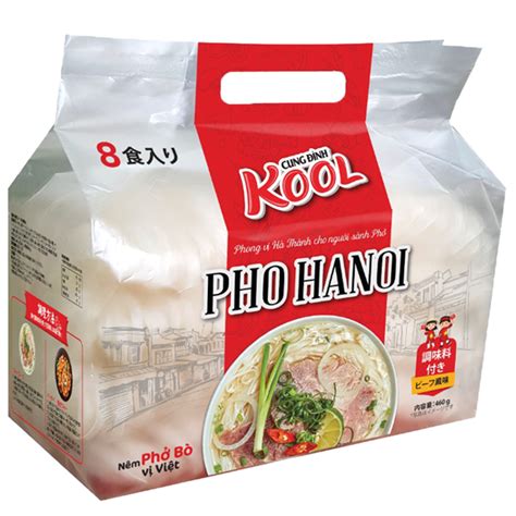 Cung Dinh Kool Brand Instant Noodles Pho Bo Beef Flavor Bag