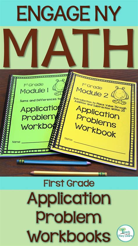 The First Grade Application Problem Workbook For Engage Ny Math Which