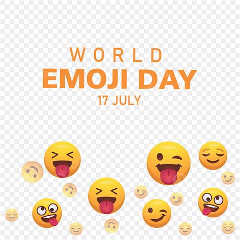 World Emoji Day Design World Emoji Day World Emoji Day PNG And