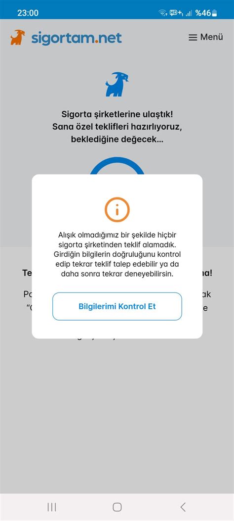 Çözüldü Sigortam net Trafik Sigortası Teklif Verilmemesi Şikayetvar