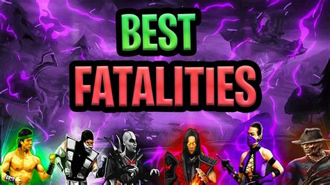 Top 32 Mortal Kombat New Era Best Fatalities Part1 YouTube