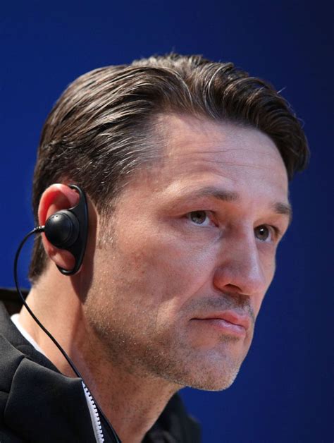 MUNICH, GERMANY - MARCH 12: Niko Kovac, Manager of Bayern Munich looks on during a Bayern ...