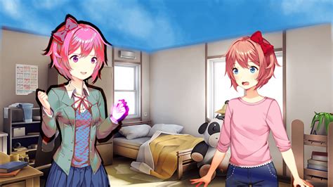 Sayori Meets Her Evil Counterpart Ddlc