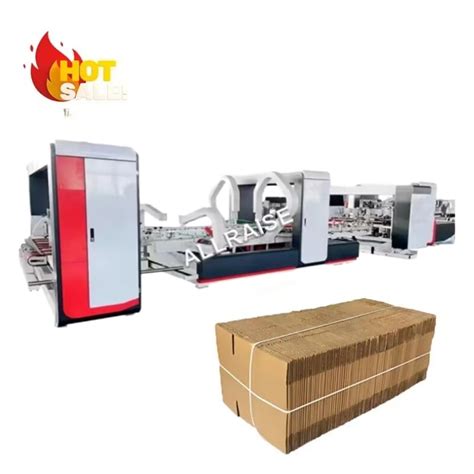 High Quality Automatic Carton Box Folder Gluer Carton Folder Gluing