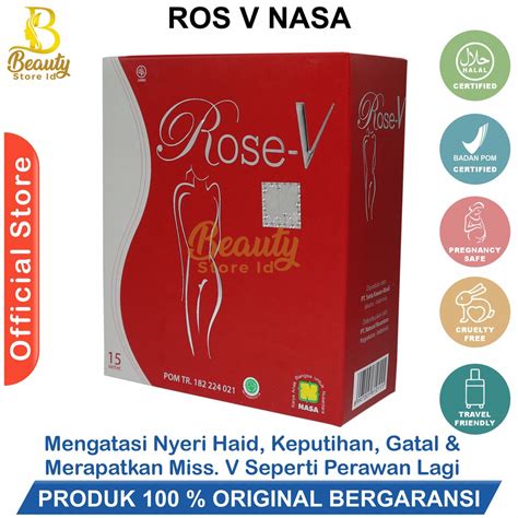 Jual Bs Rose V Nasa Original Obat Pelancar Haid Nyeri Haid Keputihan