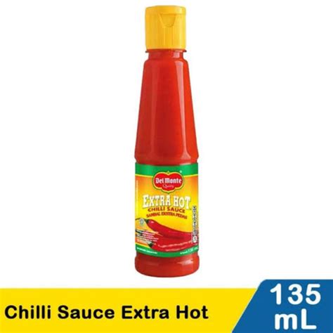 Jual Del Monte Saos Extra Hot 135 Ml Kemasan Botol Shopee Indonesia