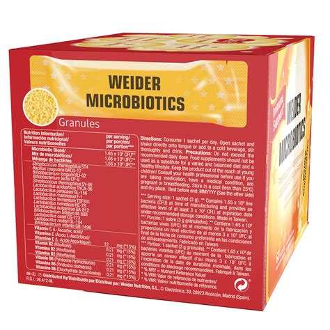 Weider Microbiotics 60 Sachets Costco Uk