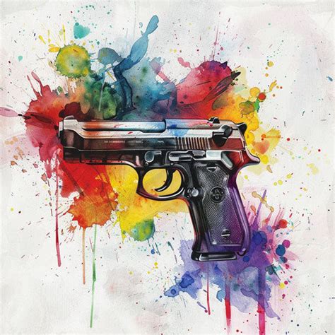 Gun Tattoo Vector Art – IMAGELLA