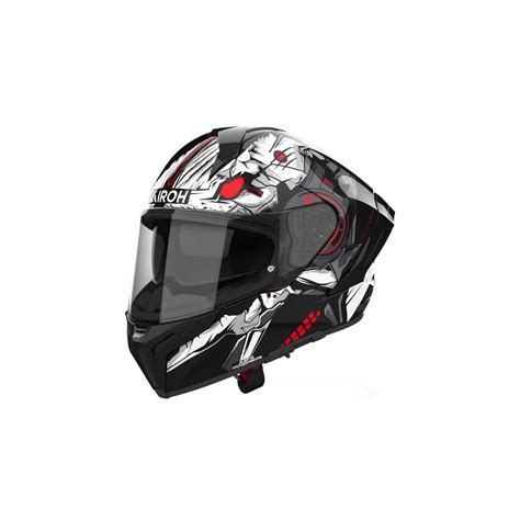 Casco Integral Airoh Matryx Nytro Negro Rojo Brillante