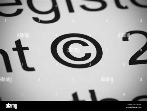 Copyright Symbol Hi Res Stock Photography And Images Alamy