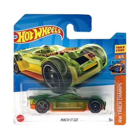 Игрушечная машинка Hot Wheels коллекция HW TRACK CHAMPS модель MACH IT GO масштаб