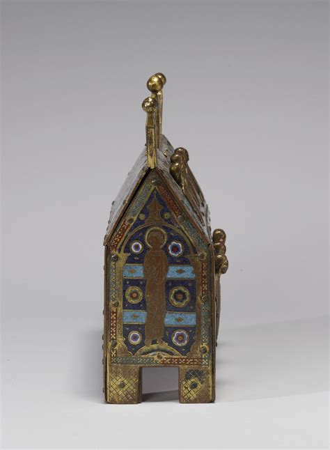 Reliquary Shrine With Christ And Apostles Early 13th Century