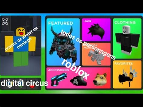 Me Transformei Nos Personagens Do Digital Circus No Roblox Youtube