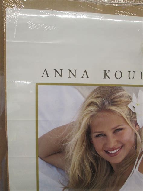 Vintage Anna Kournikova Original Man Cave Hot Girl Poster Tennis Ebay