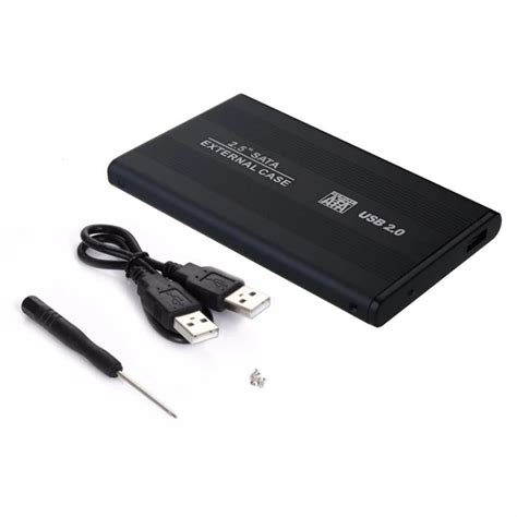 Внешний карман для жестких дисков SSD и HDD 2.5 (USB-SATA-2.5 Black ...