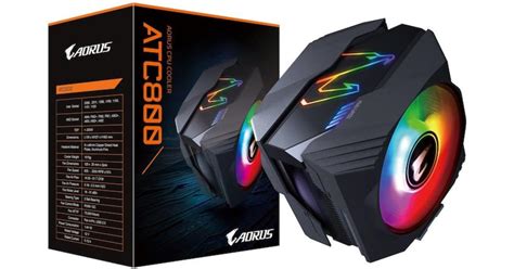 Gigabyte Aorus Atc Rgb Dual Rgb Mm Fans Cpu Cooler Aorus