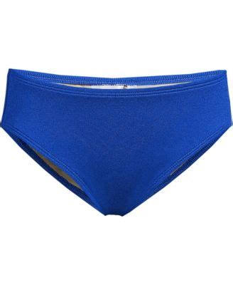 Lands End Girls Chlorine Resistant Bikini Swim Bottoms Macy S