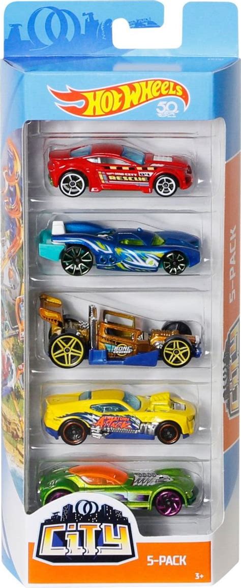 Pięciopak autek Hot Wheels City Nodik pl