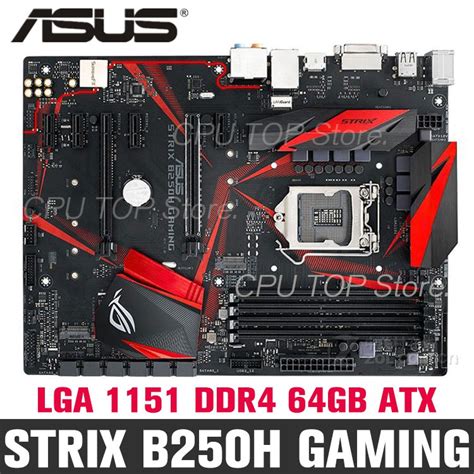 ⚡️ASUS STRIX B250H GAMING b250 Desktop Motherboard LGA 1151 DDR4 64GB ...