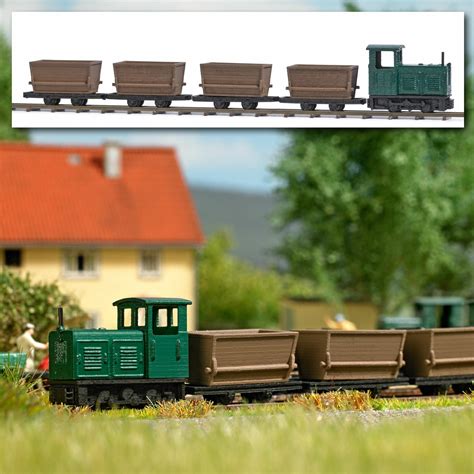 Busch Narrow Gauge Railway Set Peat Transport