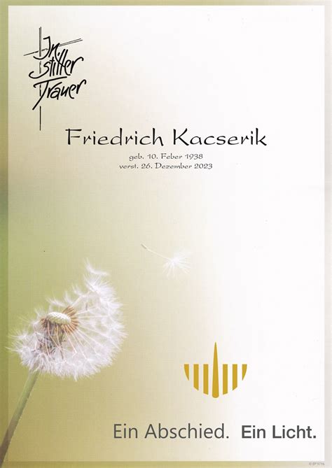 Parte F R Friedrich Kacserik Pax Requiem