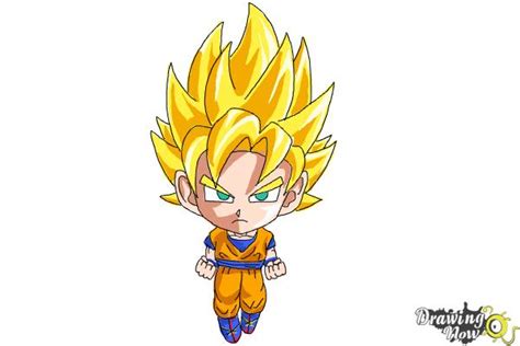 How to Draw Goku (Super Saiyan) - DrawingNow