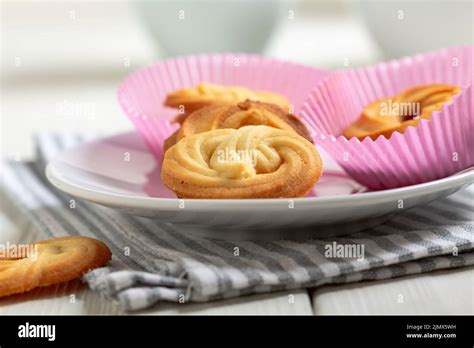 Homemade danish butter cookies Stock Photo - Alamy
