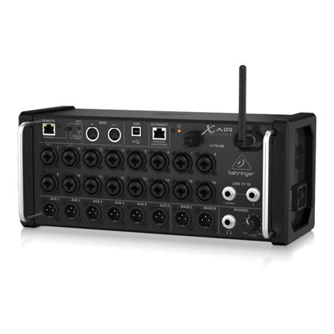 Behringer X Air Xr Mezclador Digital De Canales Ultramar Audio