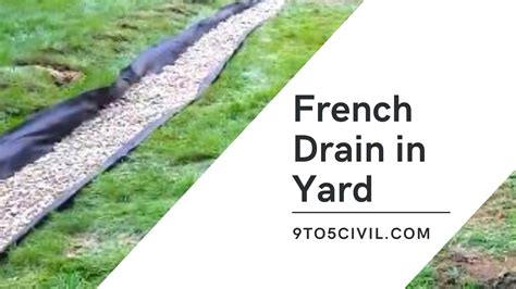 How to Install French Drain in Yard? | Cost of French Drain in Yard