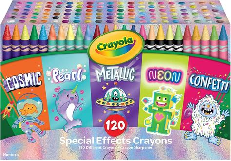 Crayola Crayons Paquete De Efectos Especiales Cajas Cada Una